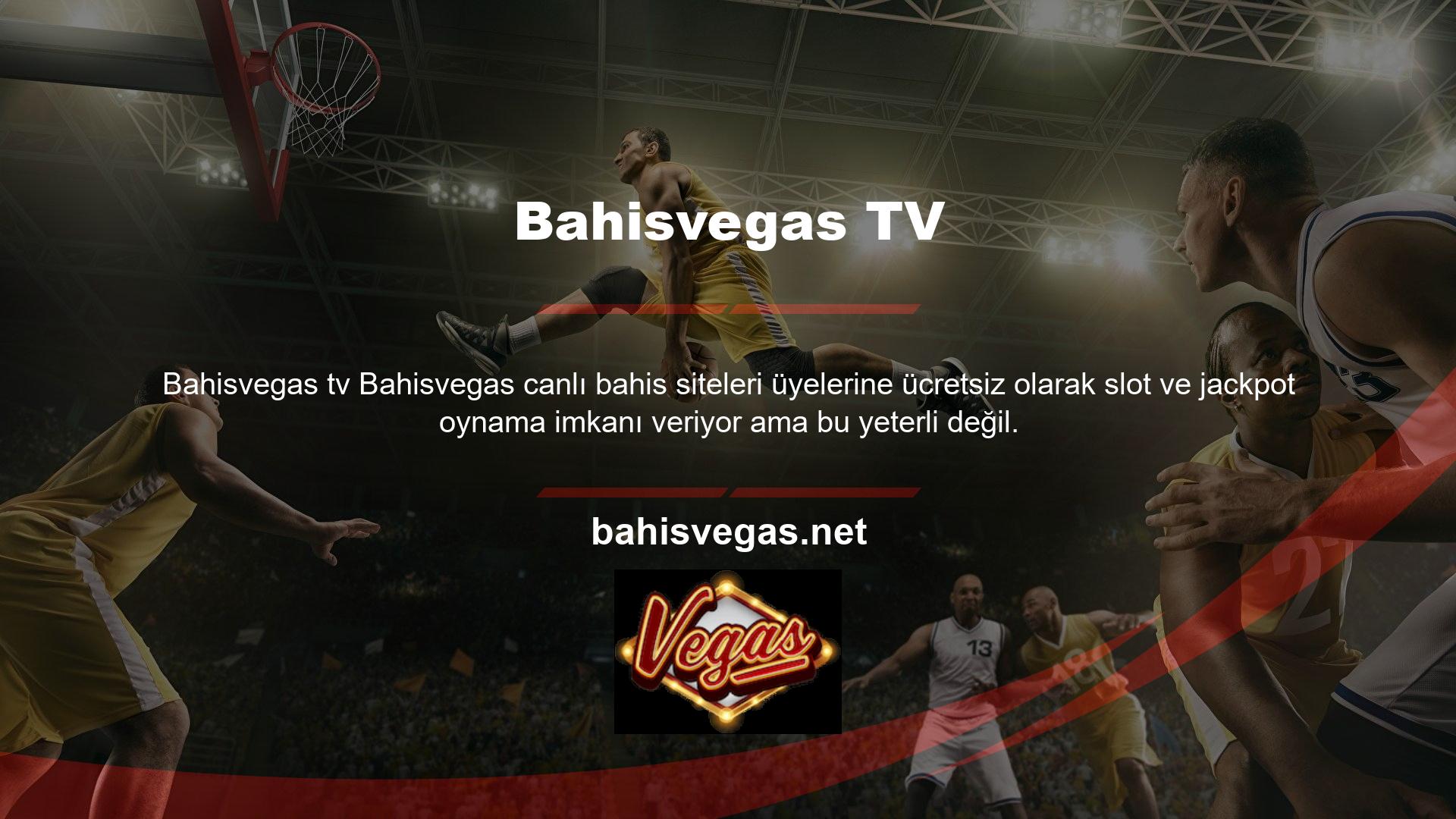 Bahisvegas TV İzle uygulaması tamamen ücretsizdir