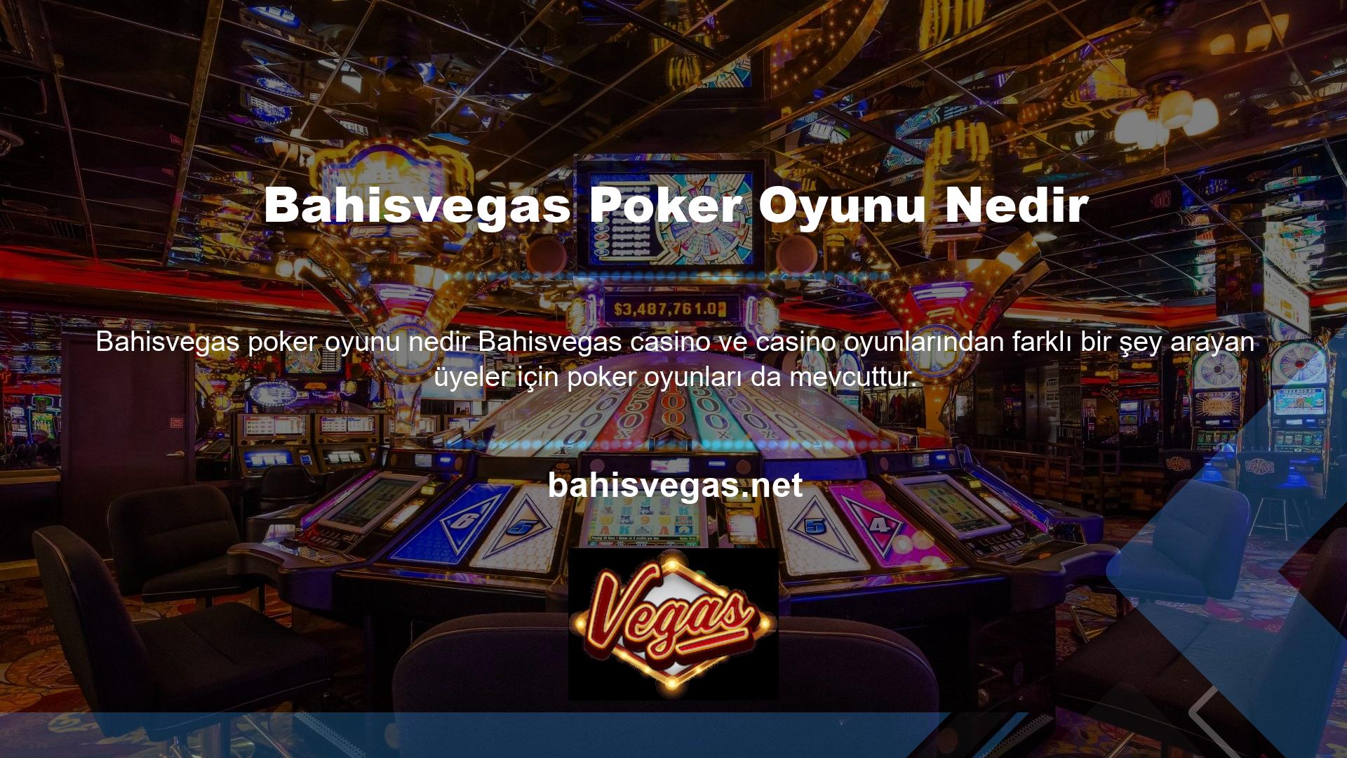 Bahisvegas, poker bölümünde 7 farklı seçenek sunarak bu ve diğer temalarda birçok varyasyon sunar