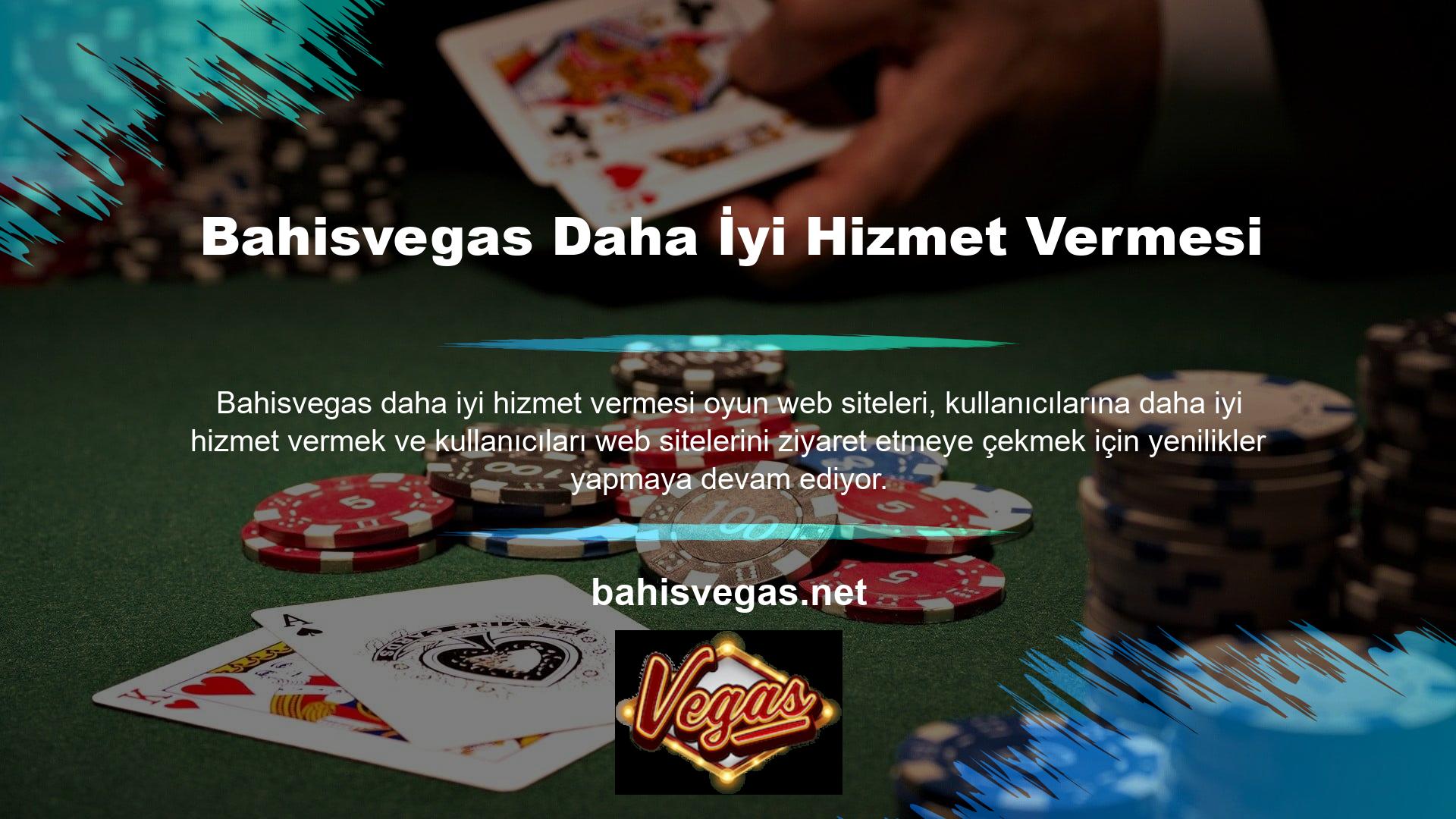 Öte yandan casino sitesi Bahisvegas, kullanıcıların daha iyi bir oyun deneyimi yaşamasına ve oynarken para kazanmasına yardımcı olmak için etkinlikler düzenliyor